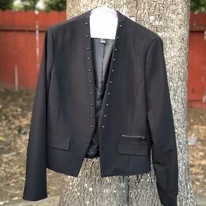 Studded Black Blazer